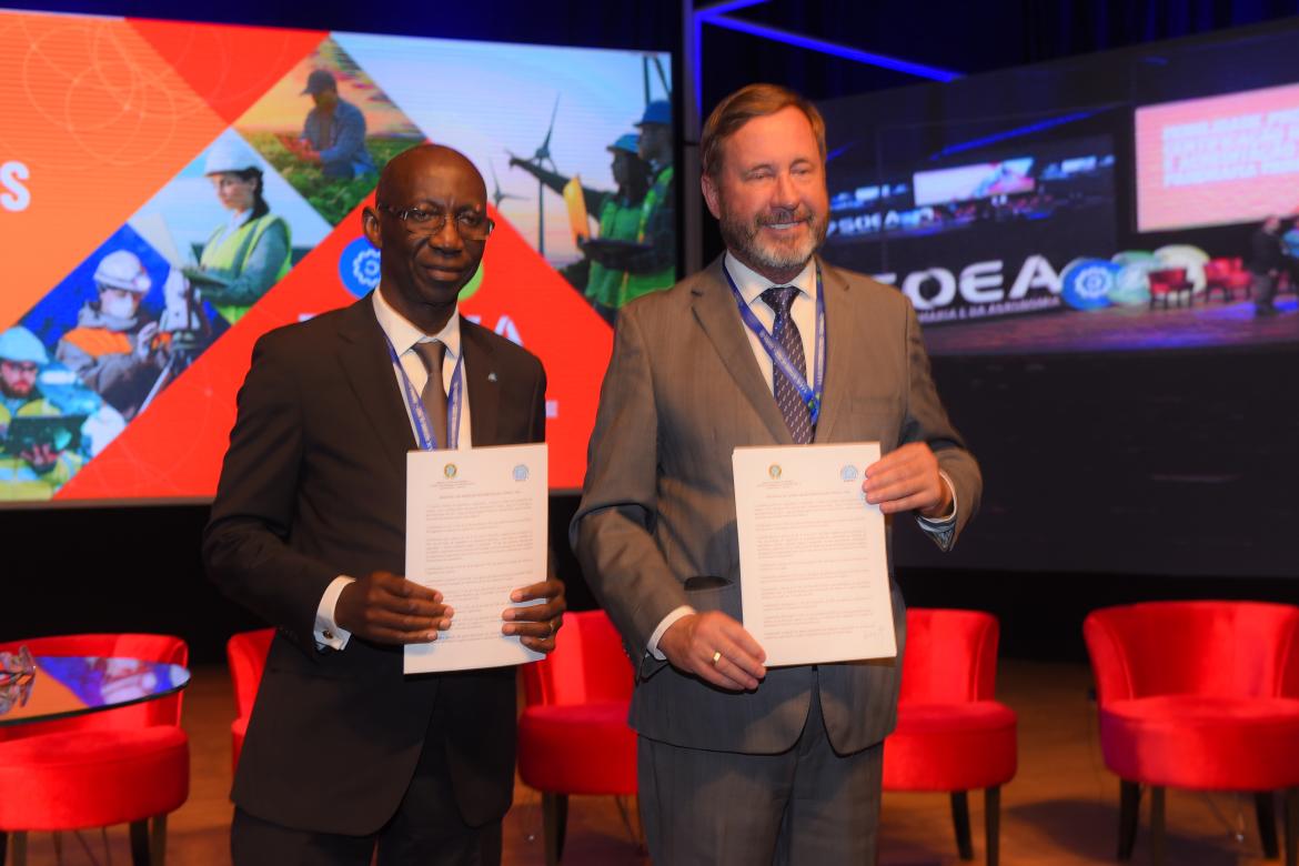 Presidente da Ordem, Augusto Baltazar, e presidente do Confea, Joel Krüger, assinam Termo de Reciprocidade