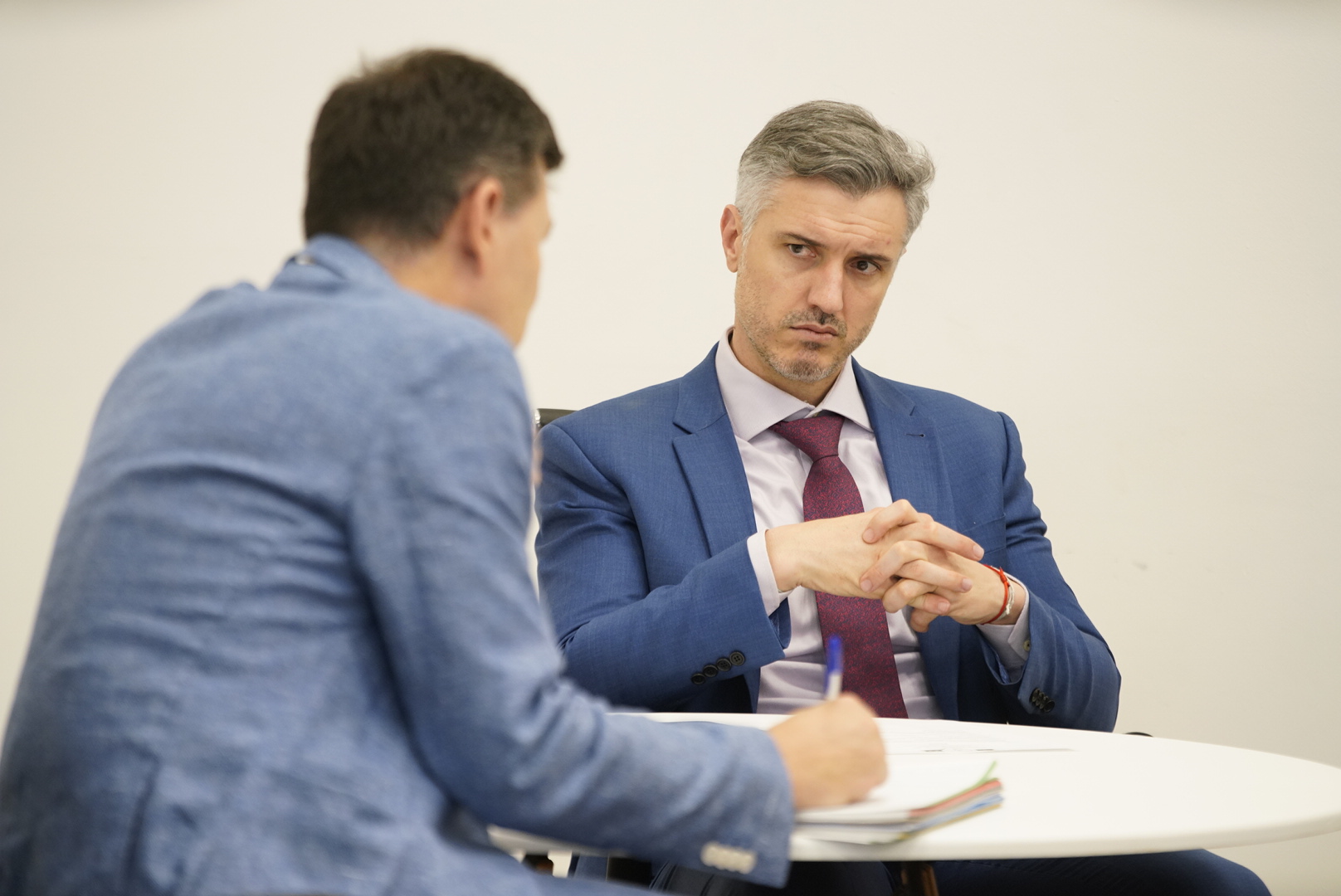 Bastonário da Ordem dos Engenheiros de Portugal, Fernando de Almeida Santos, e presidente do Confea, Vinicius Marchese