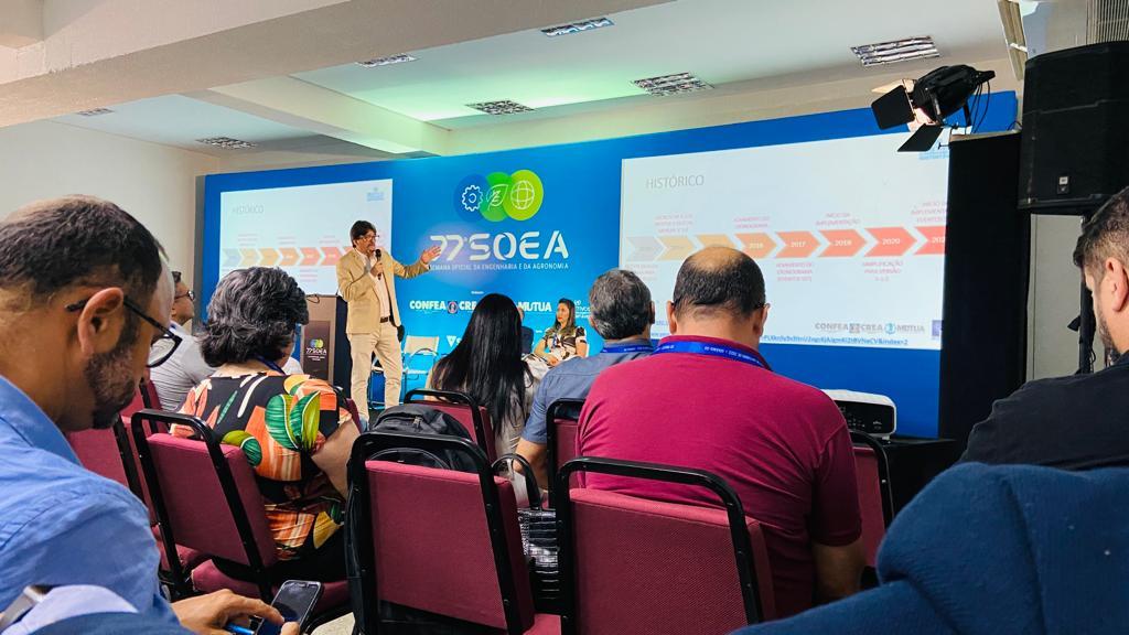 Engenheiro eletricista e de Segurança do Trabalho Milton Alves Ribeiro abordou questões de gestão social e como elas impactam na vida das empresas e dos profissionais