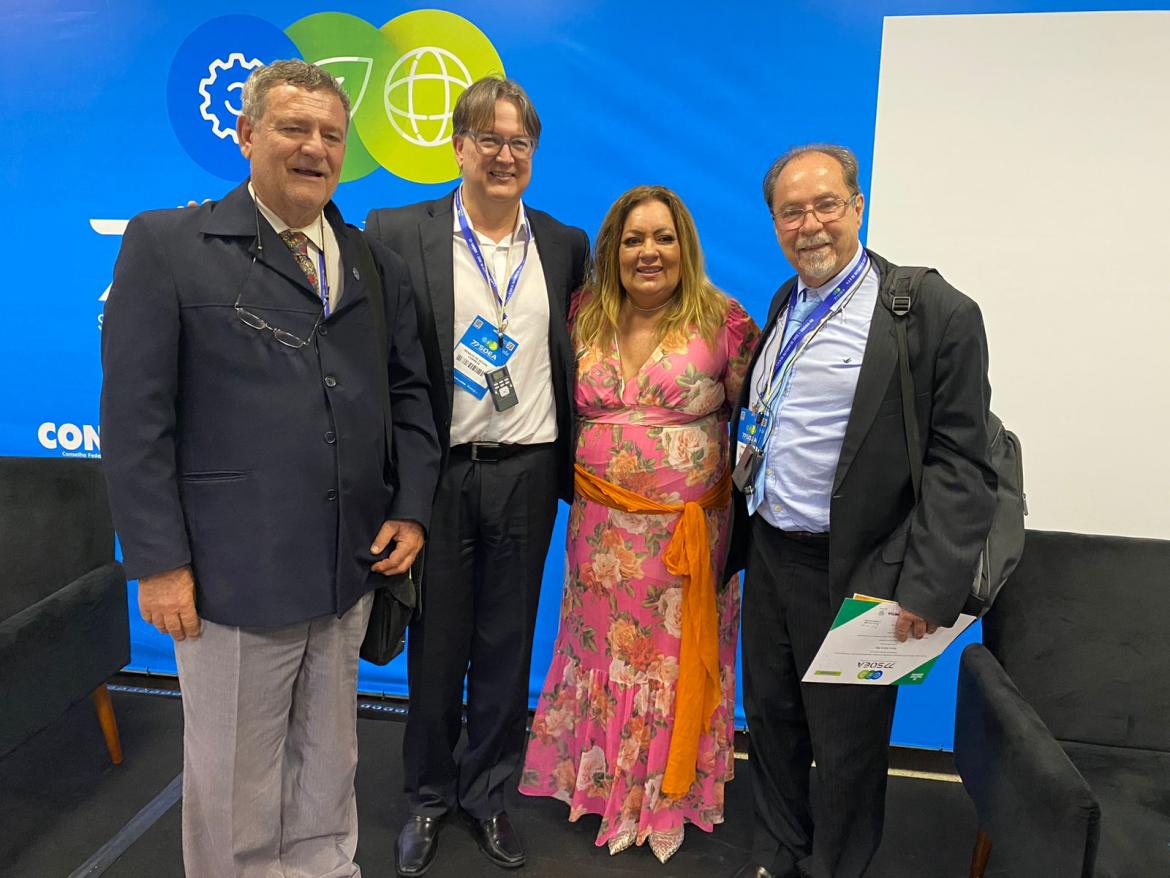 Eng. Civ. Wilson Lang, Eng. Civ. Renato Correia, Eng. Civ. Carmem Eleonôra e Eng. Civ. Marcos Túlio de Melo