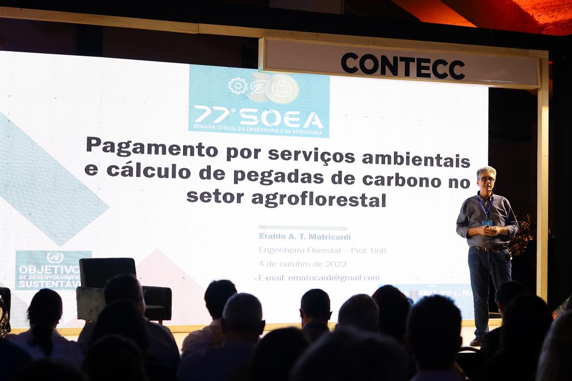 Eng. ftal. Eraldo Aparecido Trondoli Matricardi se apresentou na Ilha Contecc