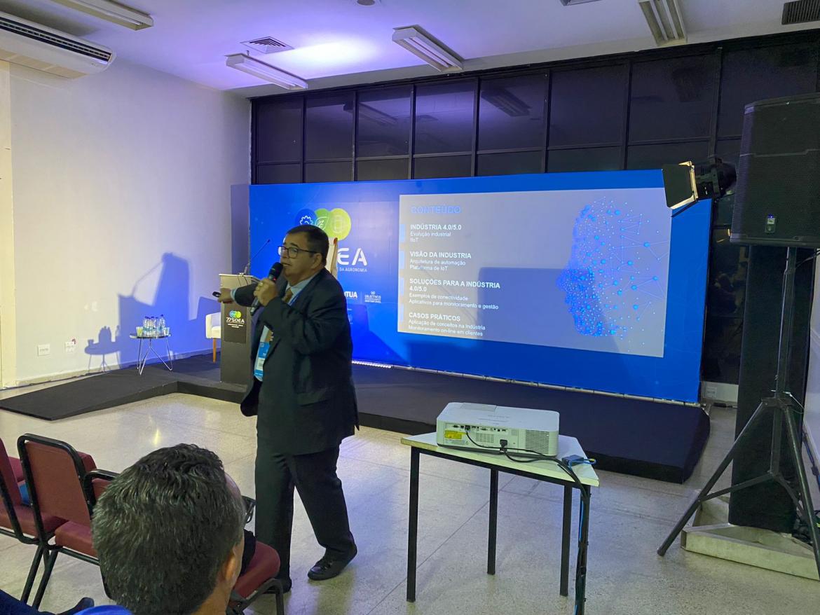 Eng. eletric. Jorge Bitencourt palestrou no Contecc, sobre “As redes e os sistemas remotos: novos modelos de trabalho na Engenharia e na Agronomia”