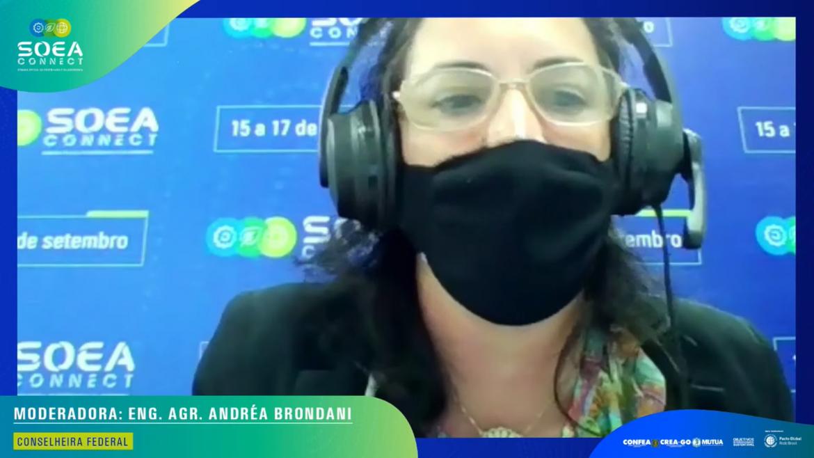 Conselheira federal eng. agr. Andréa Brondani