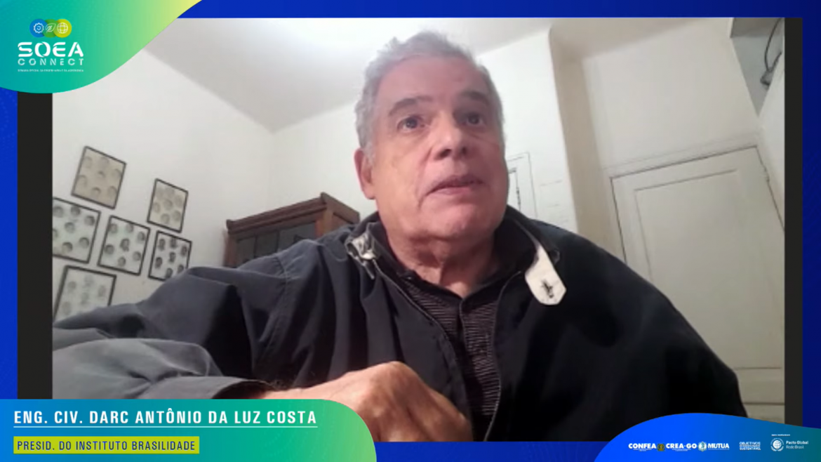 Engenheiro civil Darc Antônio Costa apresentou seu viés nacionalista