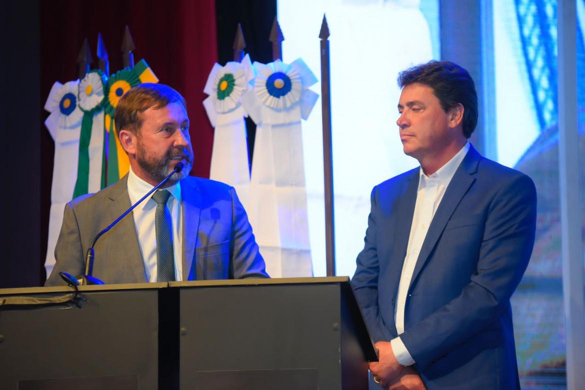 Joel Krüger listou demandas da área profissional para o engenheiro e senador Wilder Morais, que se comprometeu com a Engenharia