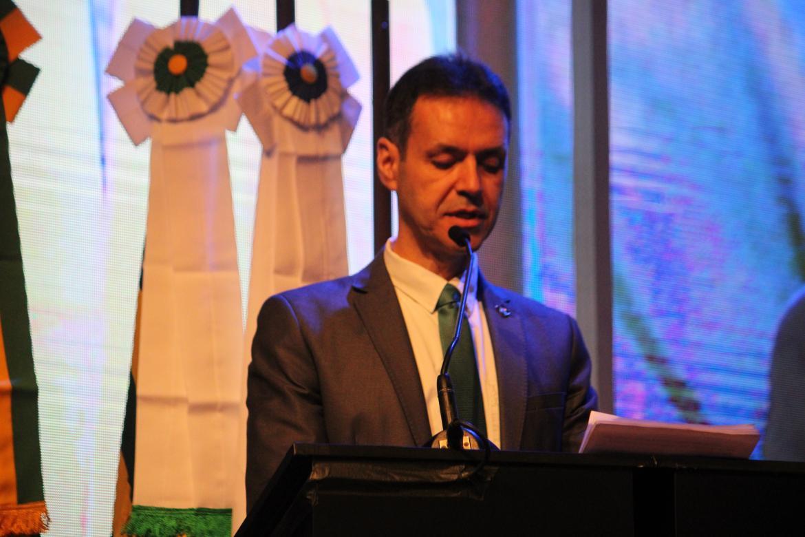 Anfitrião da primeira Soea presencial neste quase pós-pandemia, eng. civ. Lamartine Moreira Júnior incentivou os participantes a experienciarem a programação que está mais moderna e tecnológica