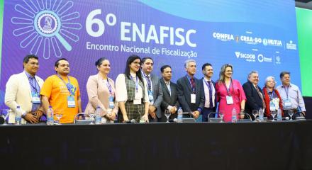 Prestígio dos presidentes dos Creas marca abertura do 6º Enafisc