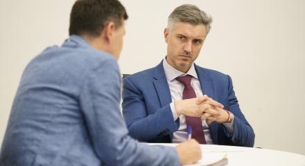 Bastonário da Ordem dos Engenheiros de Portugal, Fernando de Almeida Santos, e presidente do Confea, Vinicius Marchese