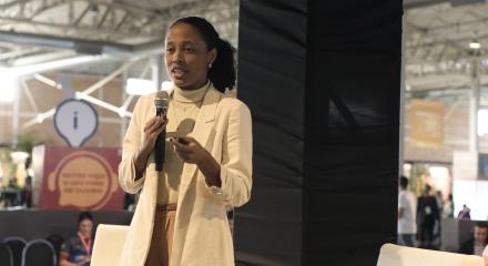 Cofundadora e diretora operacional da EcoCiclo, eng. quím. Adriele Menezes