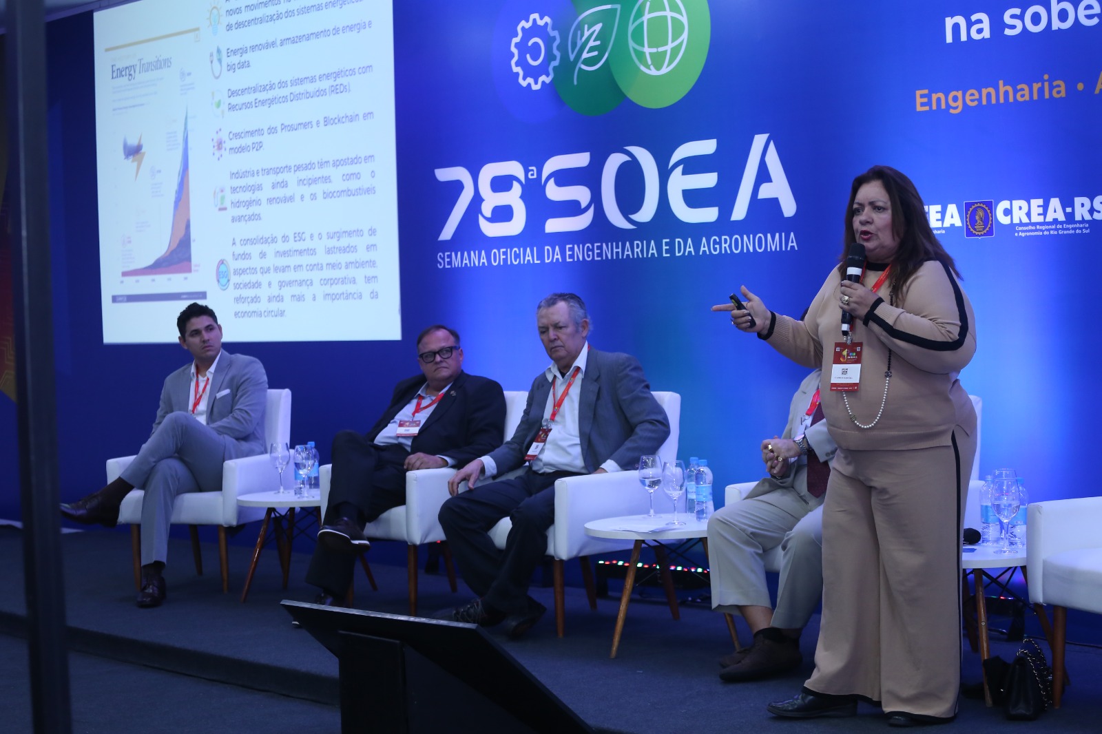 A engenheira civil Carmem Eleonôra Amorim Soares, 1ª vice-presidente do Conselho Regional de Engenharia e Agronomia da Paraíba (Crea-PB)